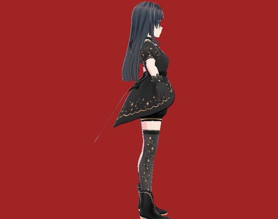 【3Dキャラクター】オリジナル3Dモデルおぽた【vroid】