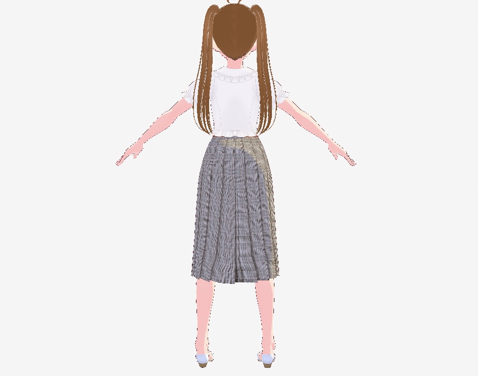 【3Dキャラクター】オリジナル3Dモデルろろ【vroid】