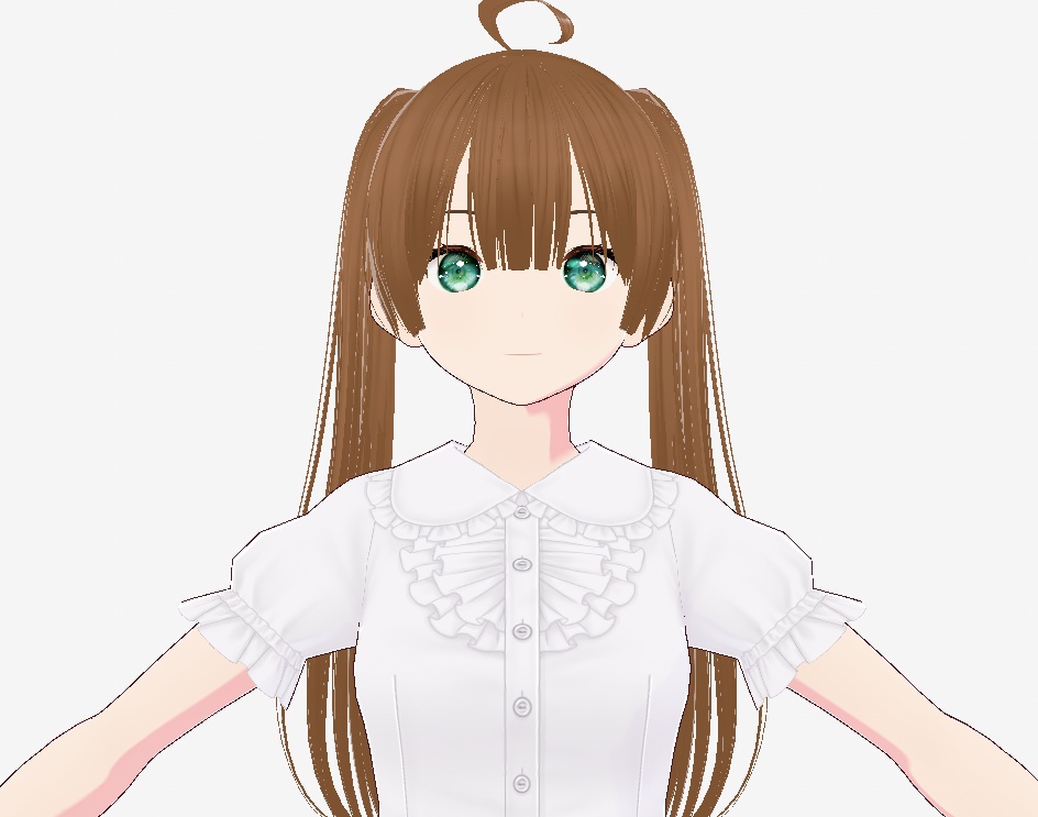 【3Dキャラクター】オリジナル3Dモデルろろ【vroid】