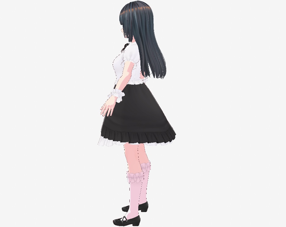 【3Dモデル】 オリジナル3Dモデルもぽ 【vroid】