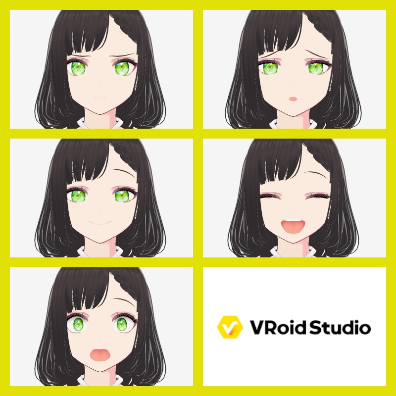 【3Dモデル】オリジナル3Dモデルここあ【vroid】