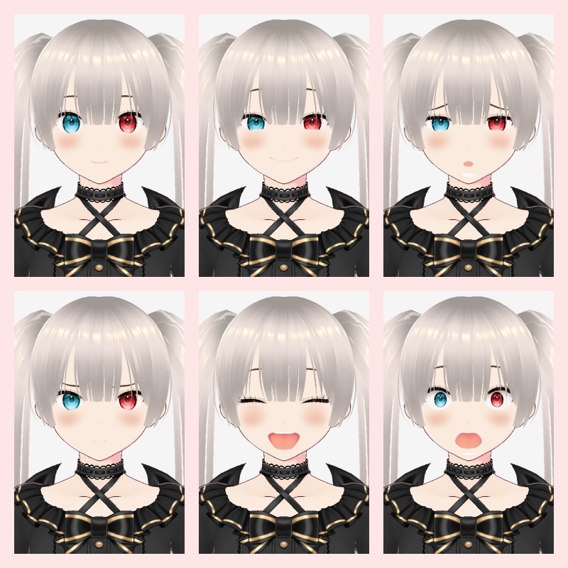 【3Dモデル】オリジナル3Dモデル小悪魔うさみ【vroid】