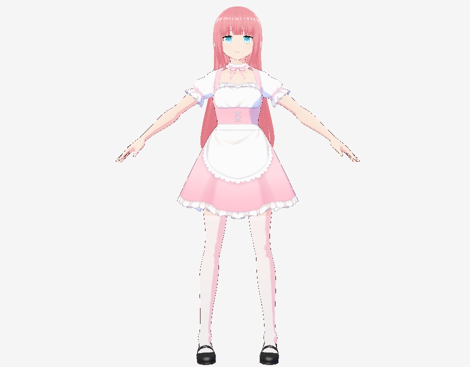 【3dモデル】オリジナル3Dモデルこねこ【vroid】