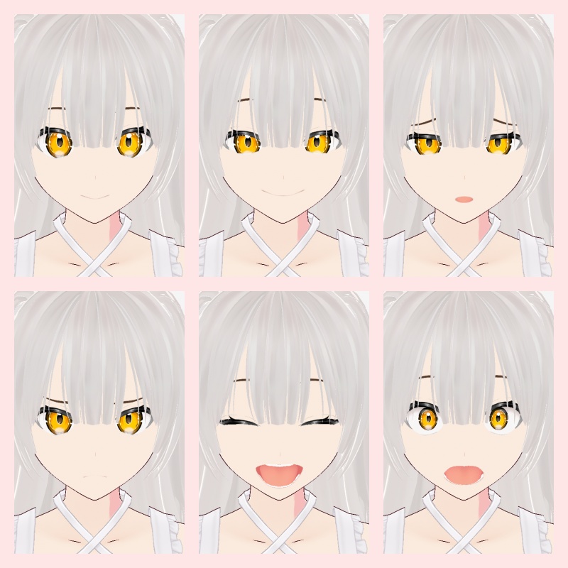 【vroid・VRM】オリジナル3Dモデルここな