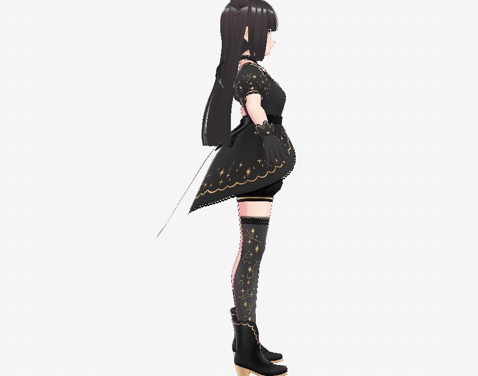 【vroid・VRM】オリジナル3Dモデルよしこ