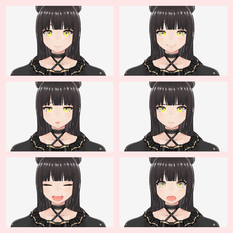 【vroid・VRM】オリジナル3Dモデルよしこ