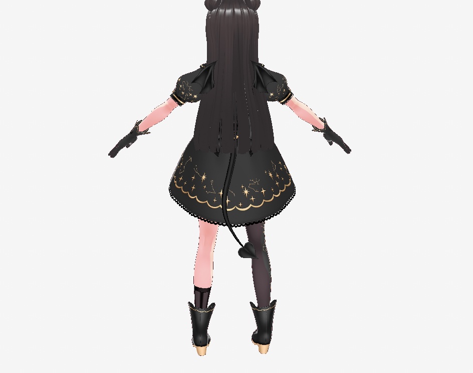 【vroid・VRM】オリジナル3Dモデルよしこ