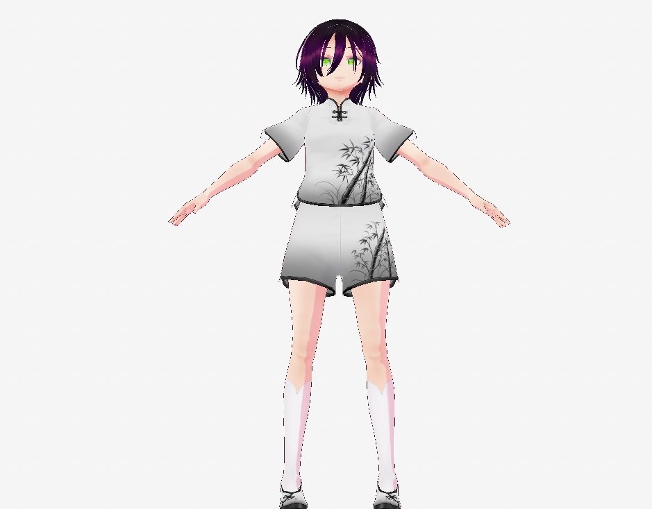 【vroid・VRM】オリジナル3Dモデルろろ