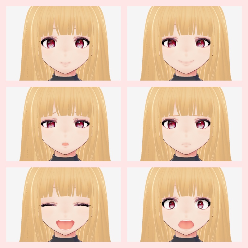 【vroid・VRM】オリジナル3Dモデルあかね