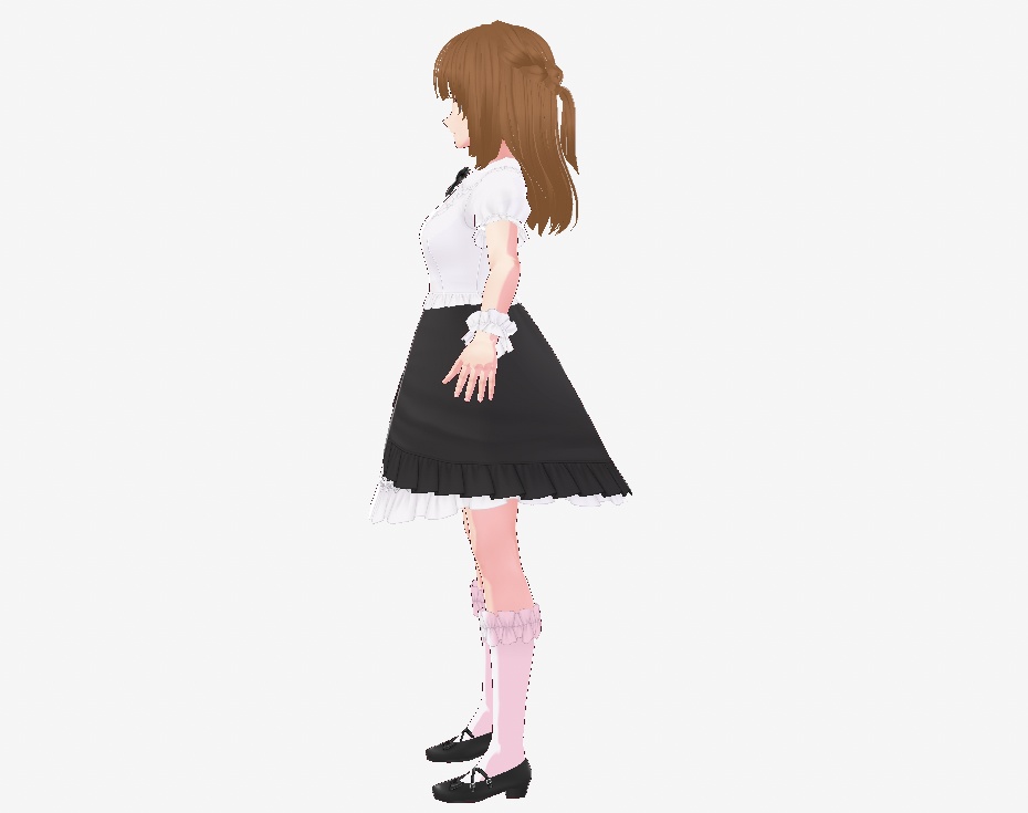 【vroid・VRM】オリジナル3Dモデルあかね
