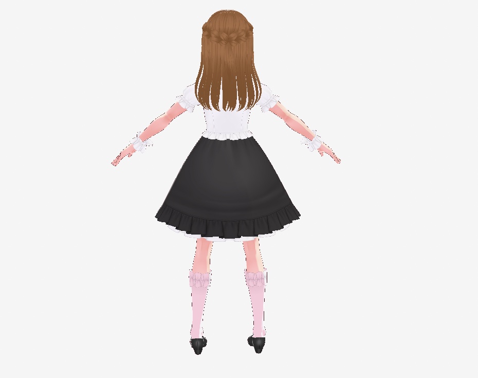 【vroid・VRM】オリジナル3Dモデルあかね