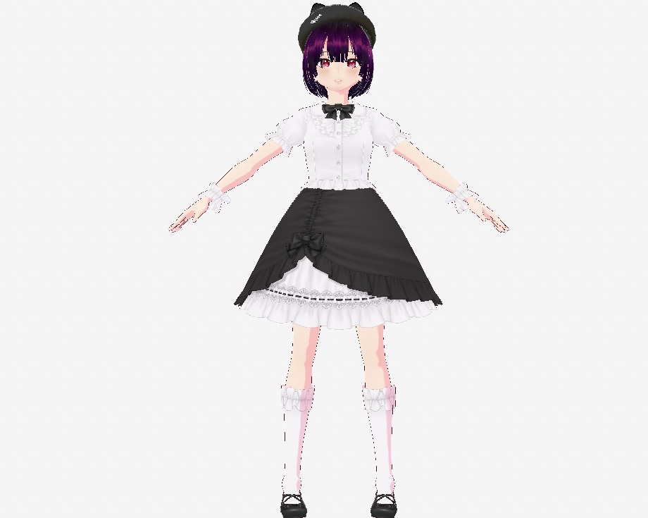 【vroid・VRM】オリジナル3Dモデルせりな