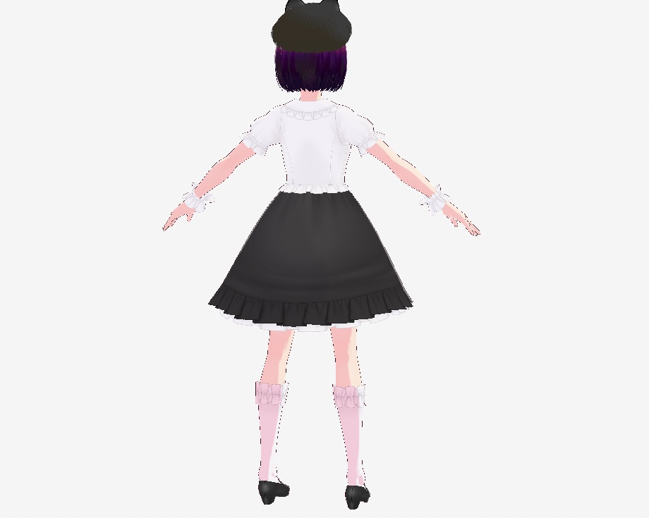 【vroid・VRM】オリジナル3Dモデルせりな