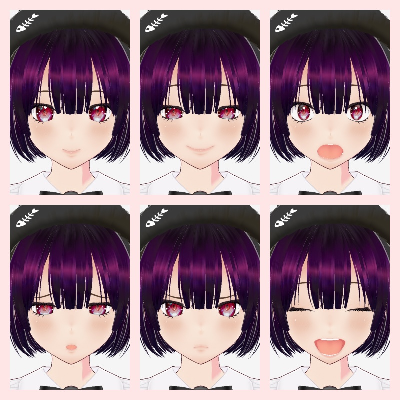 【vroid・VRM】オリジナル3Dモデルせりな