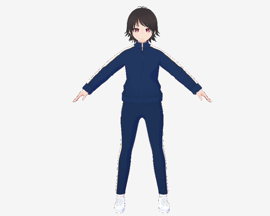 【vroid・vrm】オリジナル3Dモデルたかの