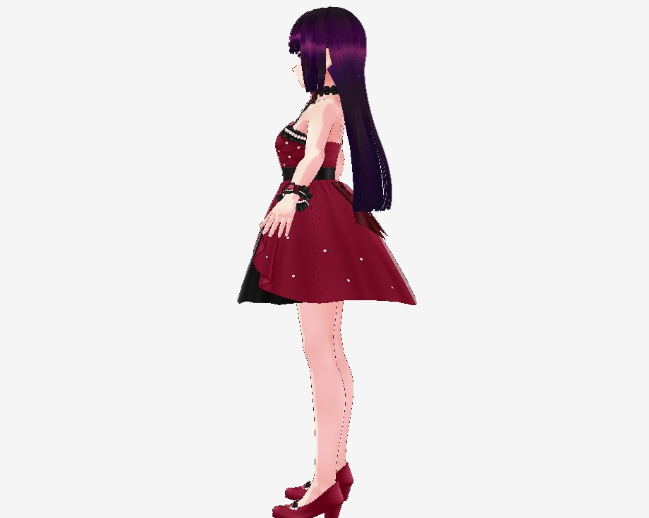 【vroid・VRM】オリジナル3Dモデルららか