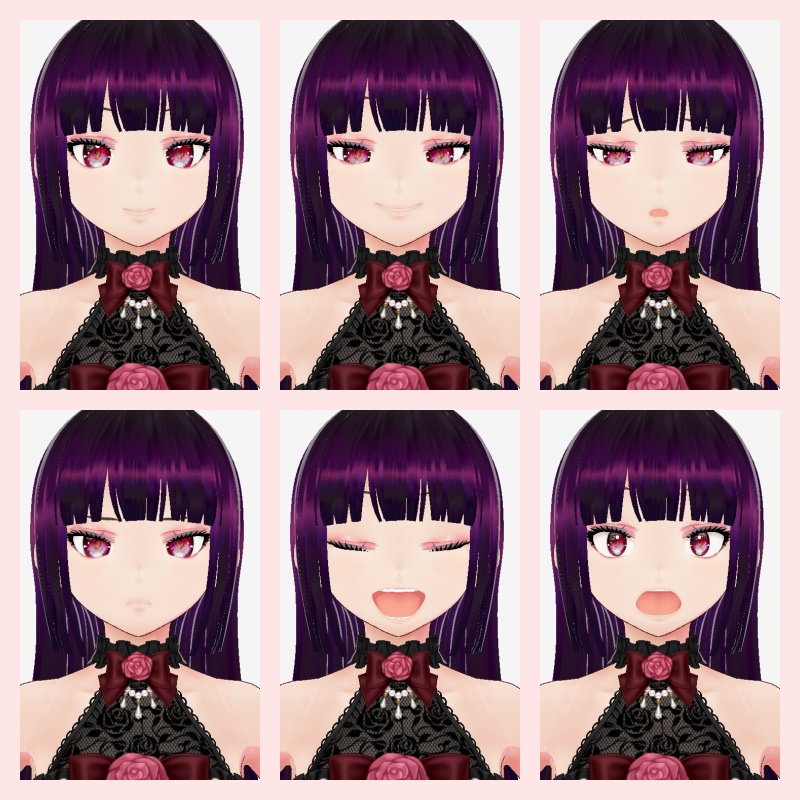 【vroid・VRM】オリジナル3Dモデルららか