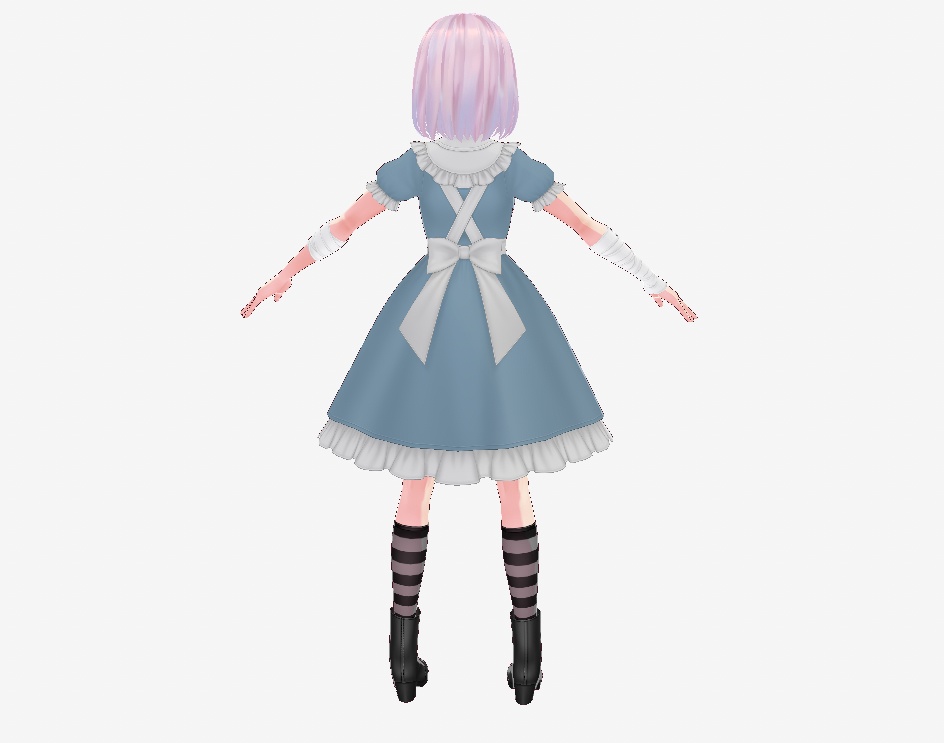 【vroid・VRM】オリジナル3Dモデルアリス