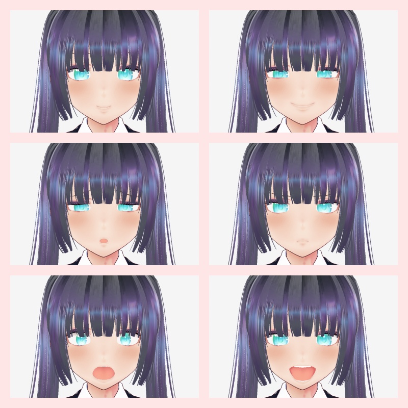 【vroid・VRM】オリジナル3Dモデルちな