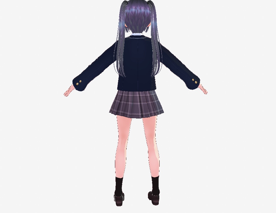 【vroid・VRM】オリジナル3Dモデルちな