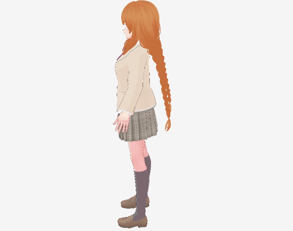 【vroid・VRM】オリジナル3Dモデルるる