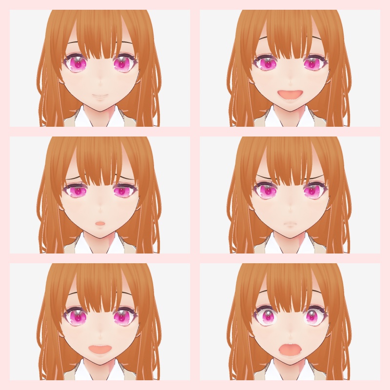 【vroid・VRM】オリジナル3Dモデルるる