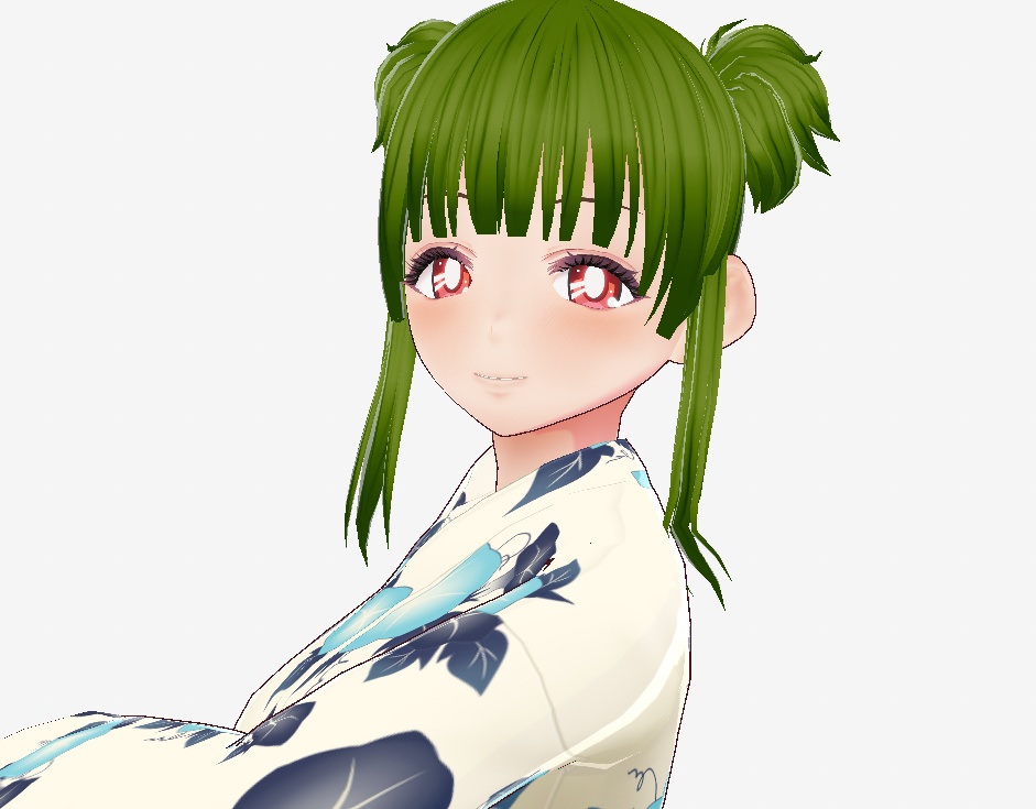 【vroid・VRM】オリジナル3Dモデル上村花
