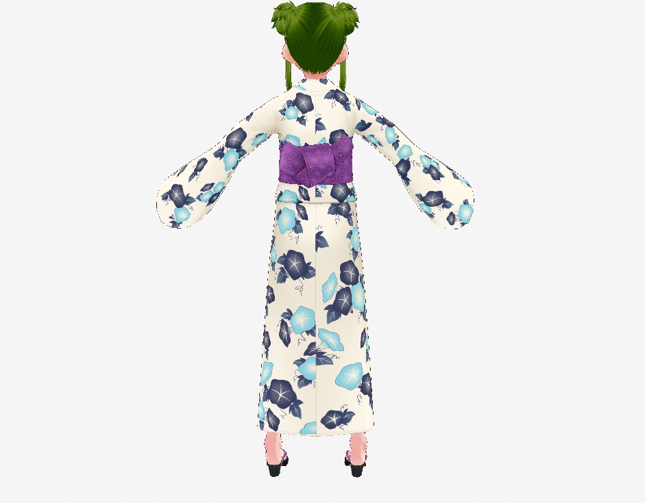 【vroid・VRM】オリジナル3Dモデル上村花