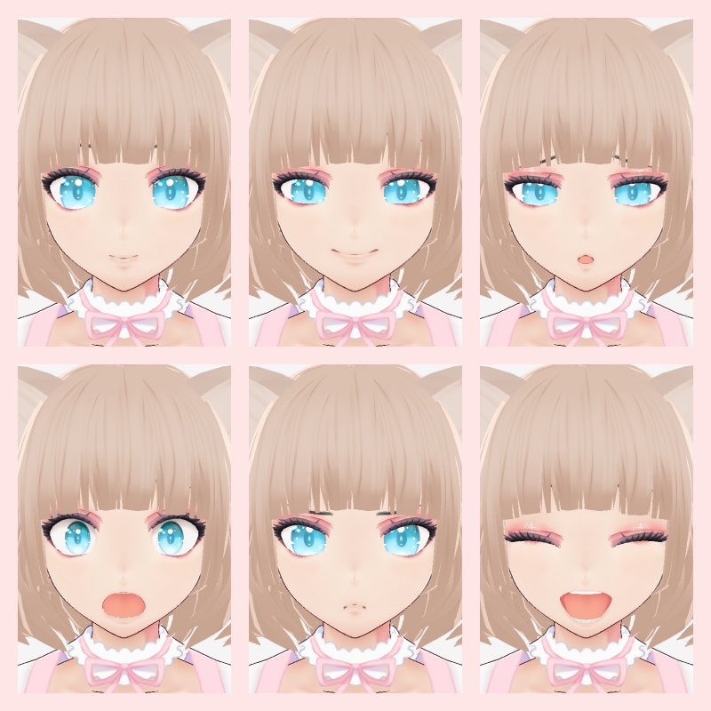 【vroid・VRM】オリジナル3Dモデルにゃんた