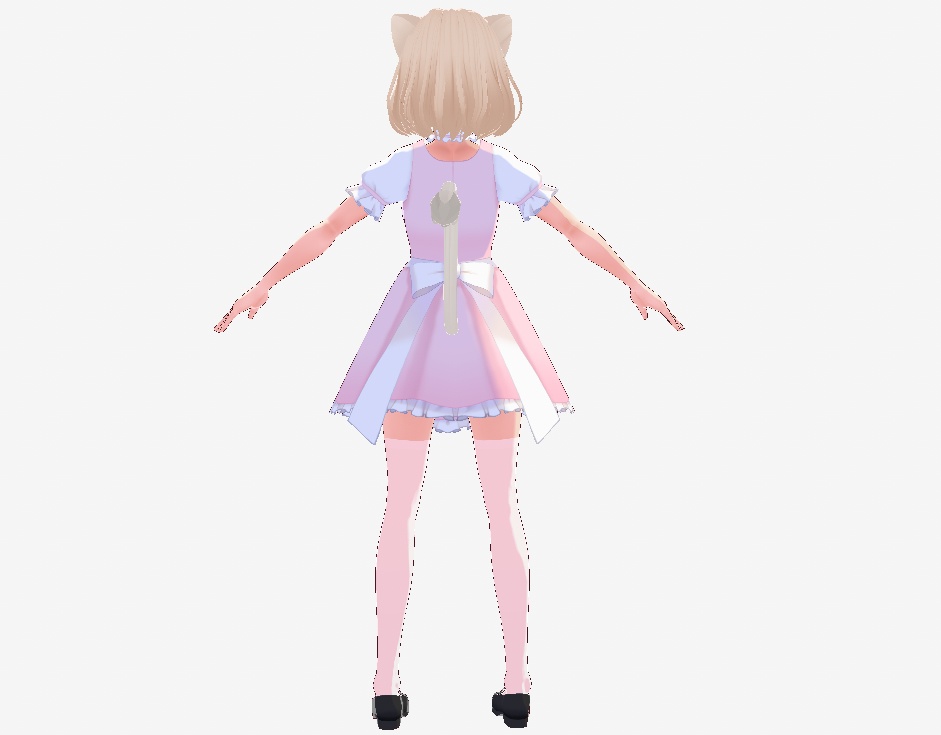 【vroid・VRM】オリジナル3Dモデルにゃんた