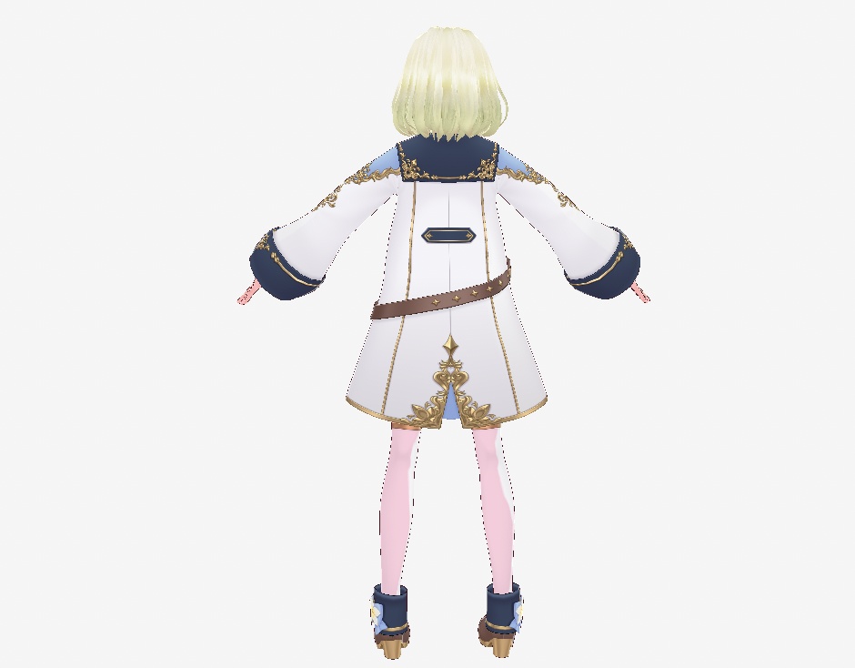 【vroid・VRM】オリジナル3Dモデルあら