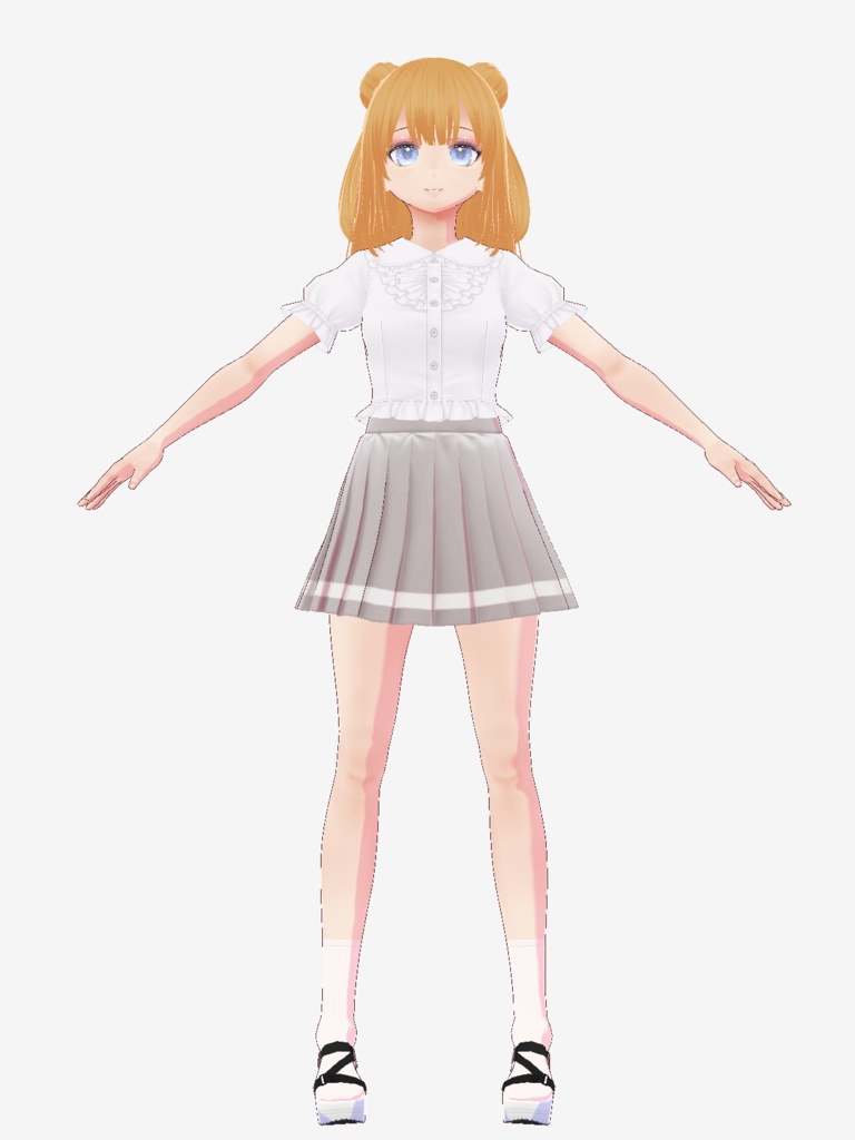 【vroid・VRM】オリジナル3Dモデル のん