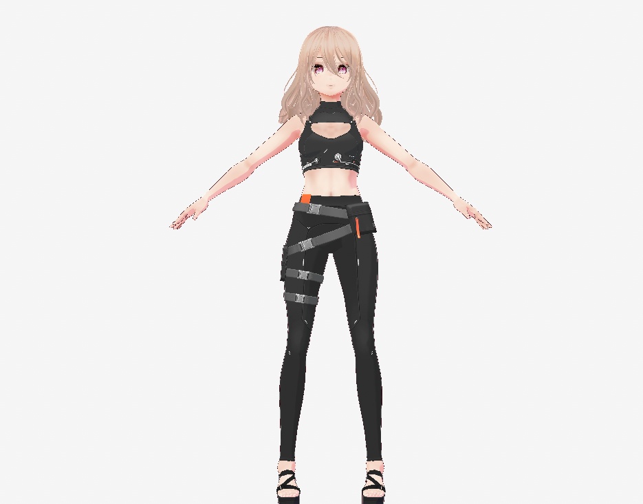 【vroid・VRM】オリジナル3Dモデルここ