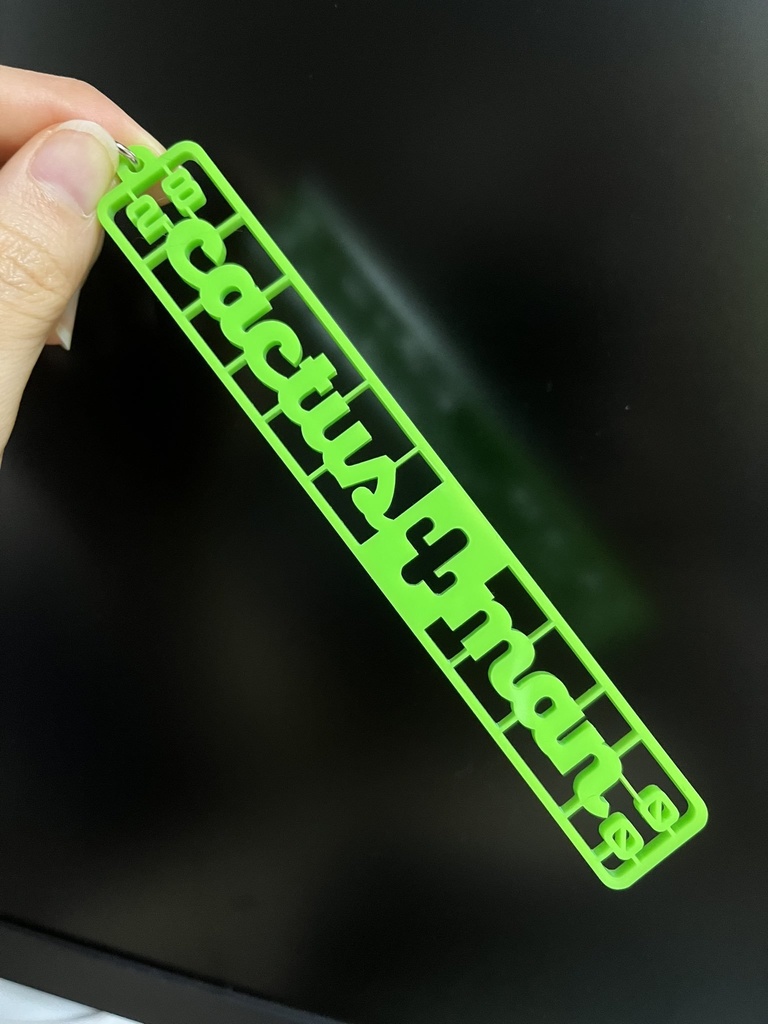 カクタスマンランナーキーホルダー