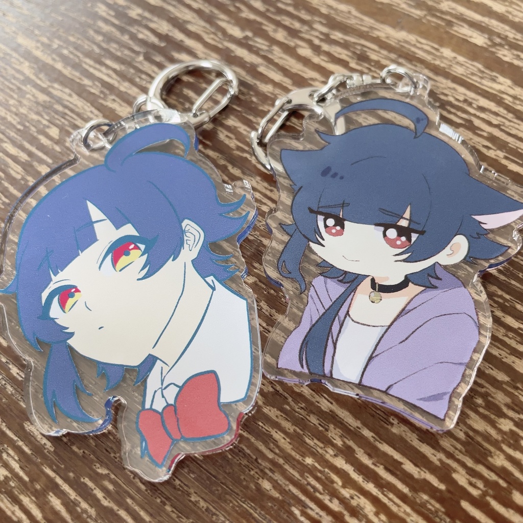 夏と。 アクリルキーホルダー 【bowtie】