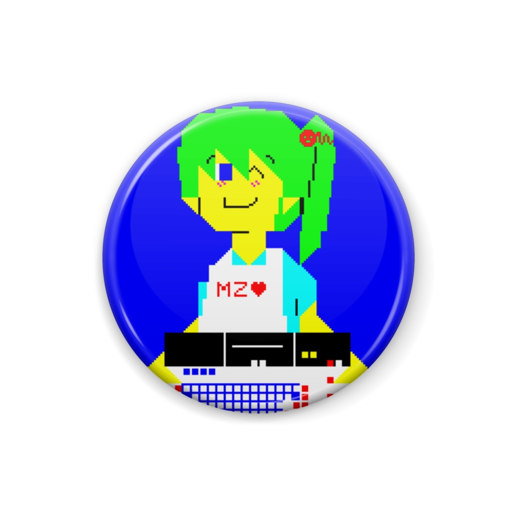 We Love MZぐら子さん 缶バッジ
