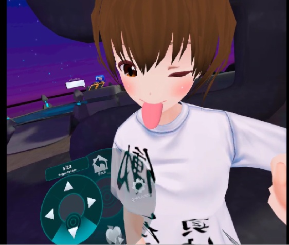 ペロペロできる舌ベロのUnityオブジェクト!ぶっかけ液体オブジェクトとシェイプキー付き