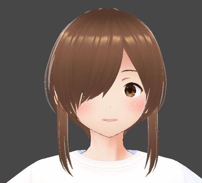 【赤面版あり VRoid顔肌テクスチャ】シンプルなつるぺた肌!レイヤー分けしたGIMPデータも