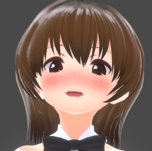 【赤面版あり VRoid顔肌テクスチャ】シンプルなつるぺた肌!レイヤー分けしたGIMPデータも