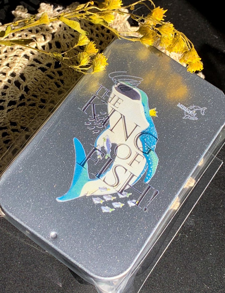 オリジナル缶ケース（スライド式）　ジンベエザメ