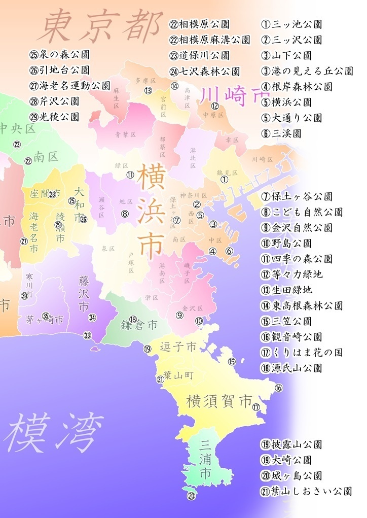 歴史と自然の散策記① 「かながわの景勝50選&かながわの公園50選」