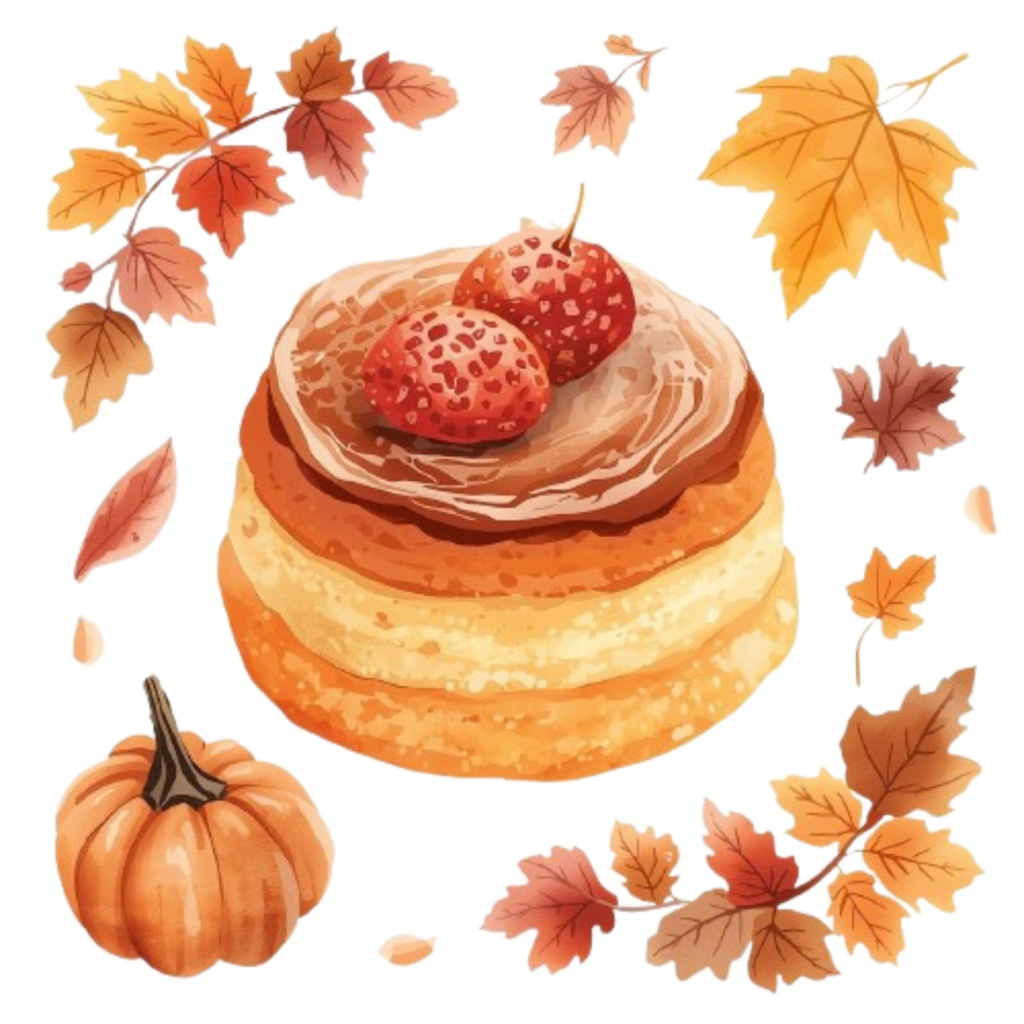 Autumn sweets clip art12png
