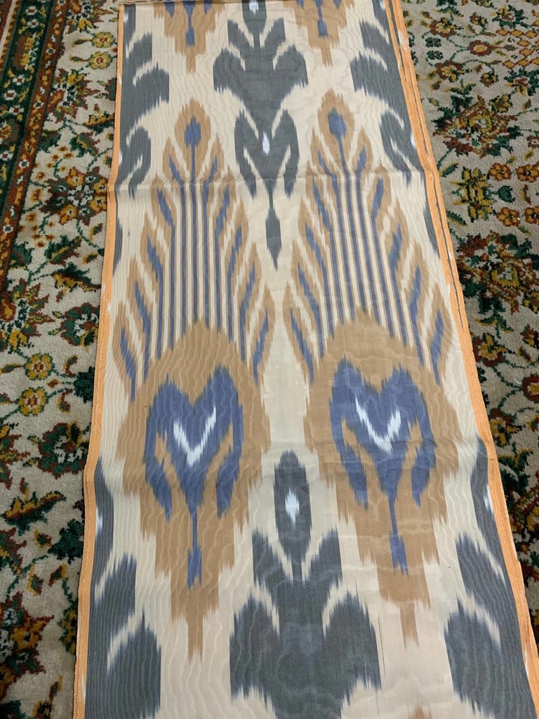 ウズベキスタンスタイル モアレ絣(アドラス)