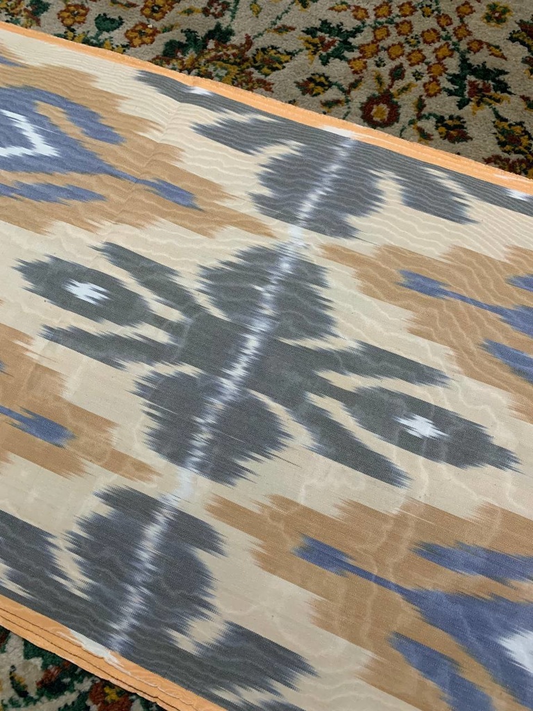 ウズベキスタンスタイル モアレ絣(アドラス)