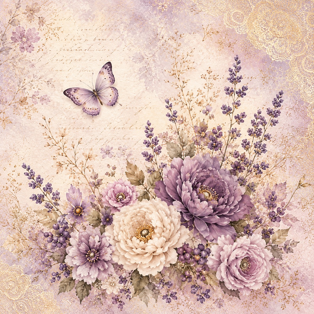 月紫の花園