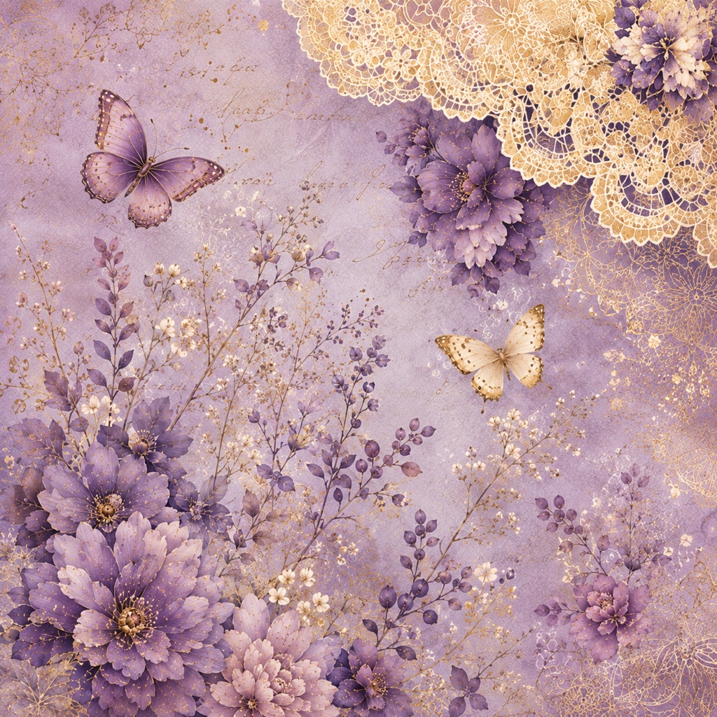 紫花蝶の宴