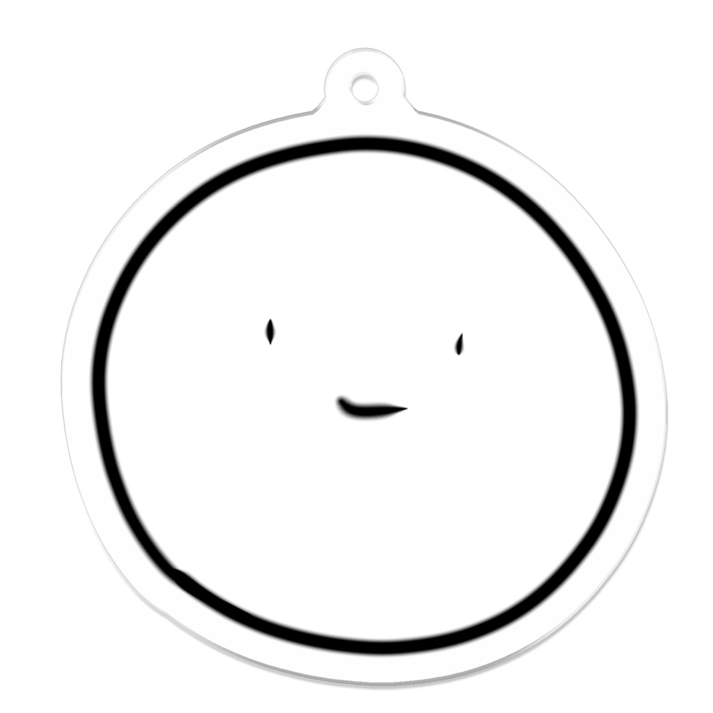 待望の「皿」アクリルキーホルダー(50mm×50mm)