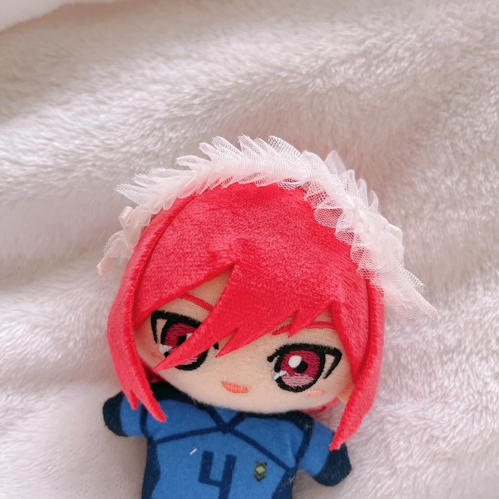 【もちマス,10cmサイズ】フリルカチューシャ