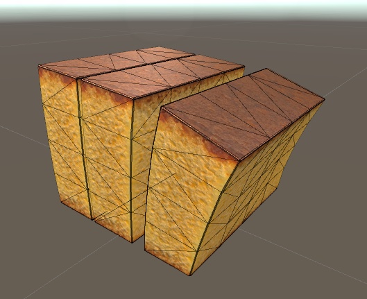 カステラ3切れ 食べ物アイテム