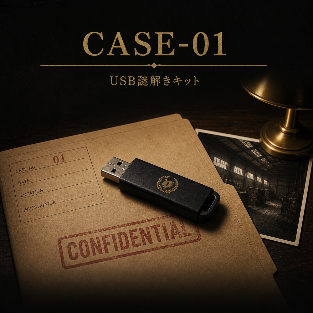真壁探偵事務所 CASE-01「消えた配送記録」USBミステリーキット